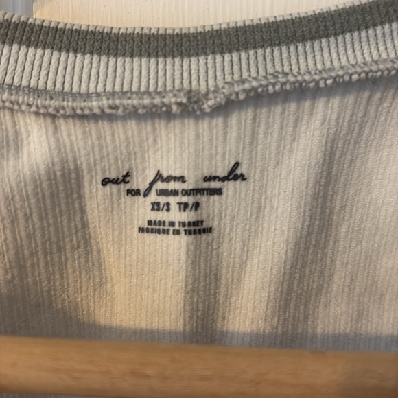 Cream Ribbed Tops Trio XS - Picture 8 of 9